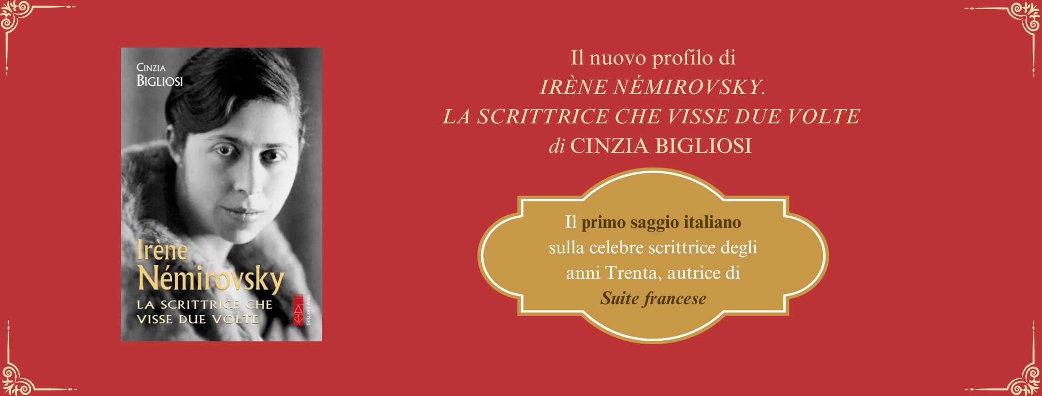la prima monografia critica Italiana di irene nemirovsky