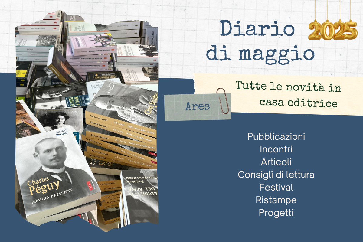diario di maggio 2025 edizioni ares le parole tra noi leggere