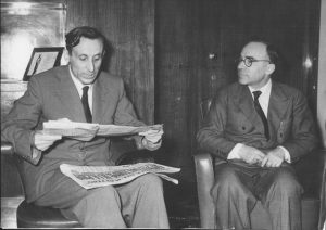 Giuseppe Dossetti e Giorgio La Pira.