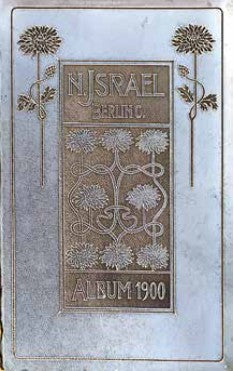 La copertina di Album 1900 di Noah Israel con il resoconto del viaggio di Heinrich von Preussen nel 1897
